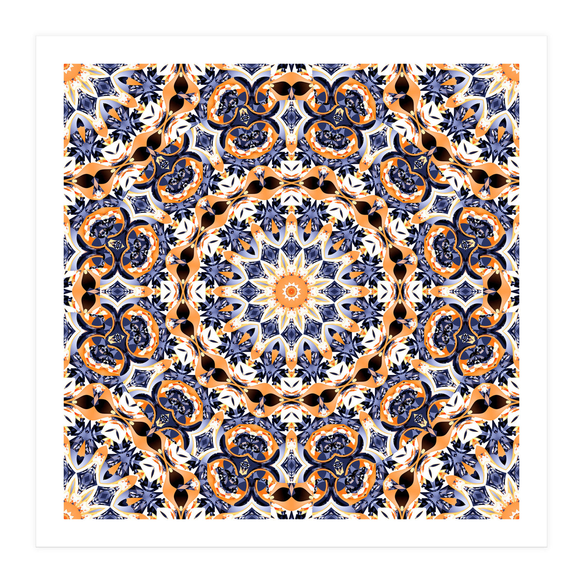 Abstract Mandala Pattern (Print Only)
