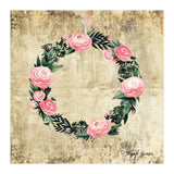 Wreath #Rose Flowers #Royal collection (Print Only) thumbnail