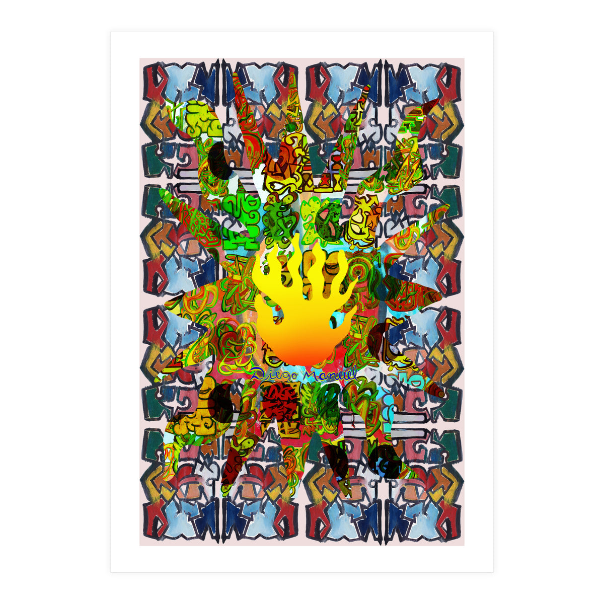 Fuego Y Graffiti 48 (Print Only)