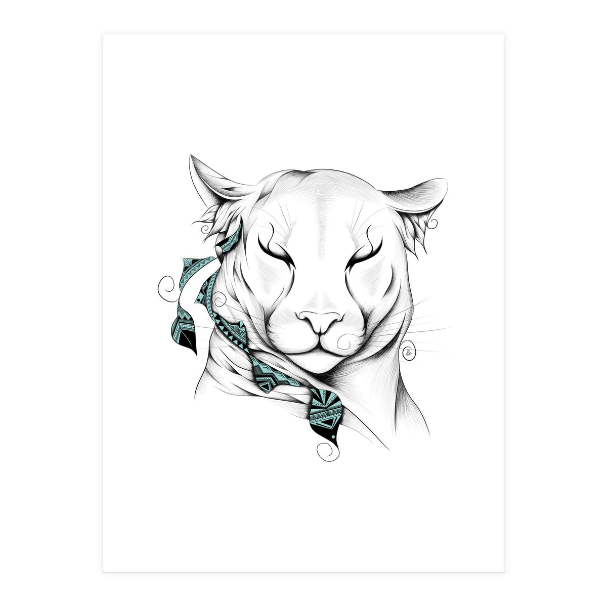 Poetic Cougar (Print Only)