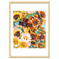 Summer Sunflowers, Modern Bohemian Urban Jungle Paint