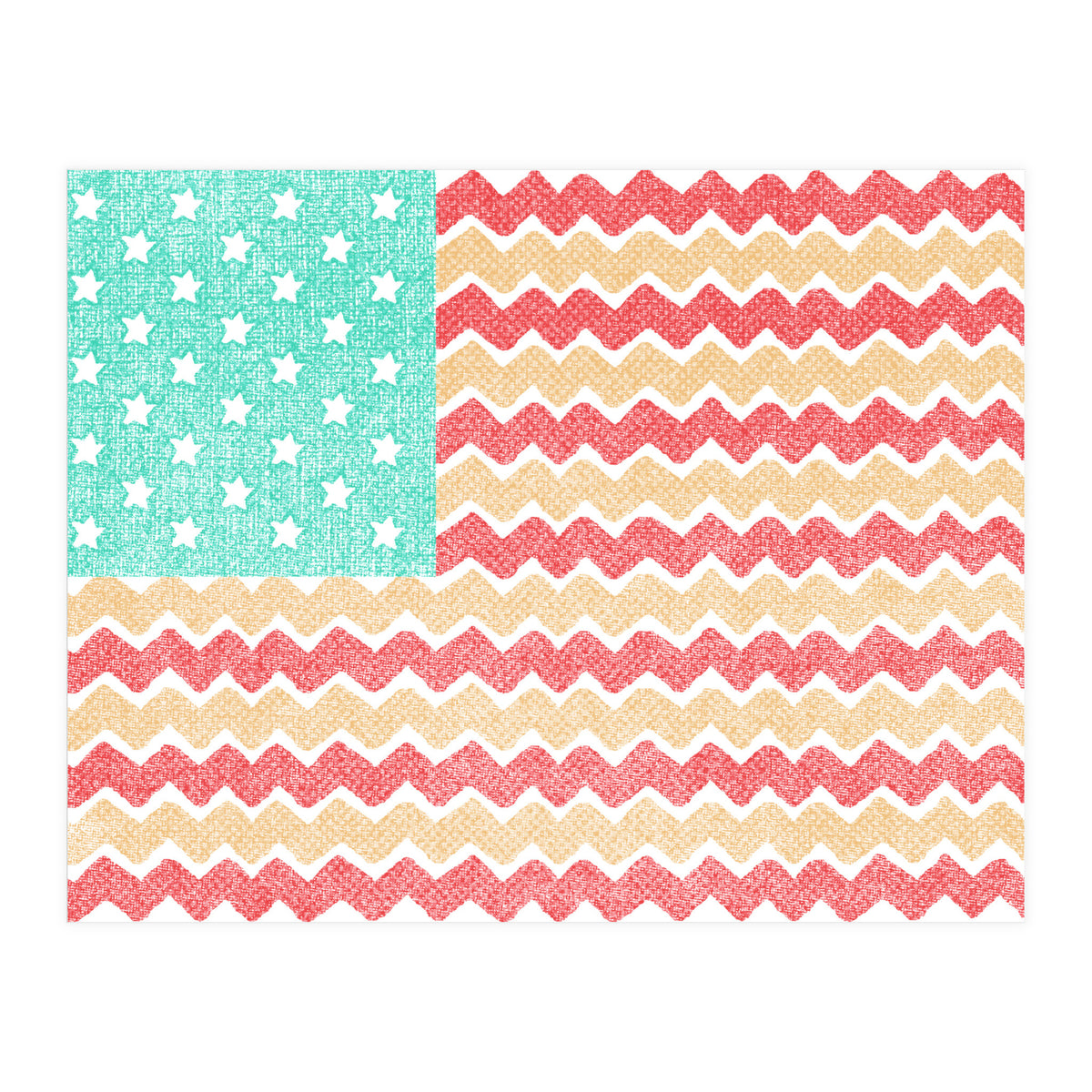 Zig Zag Flag (Print Only)