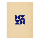 Ultramarine abstract shapes (Print Only) thumbnail