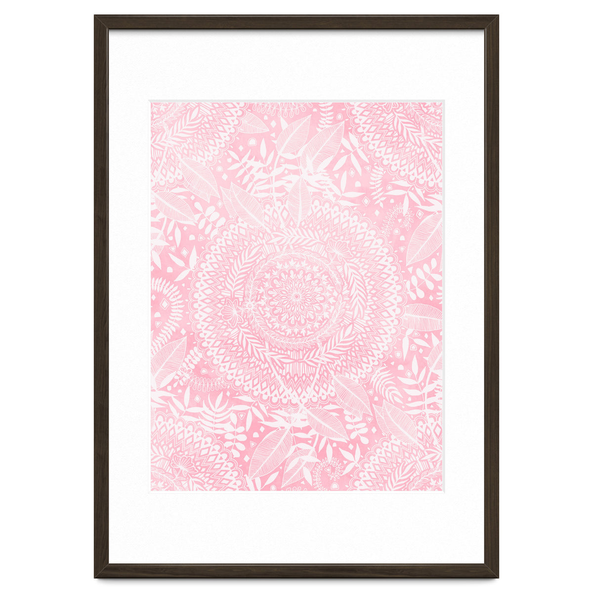 Medallion Pattern in Blush Pink