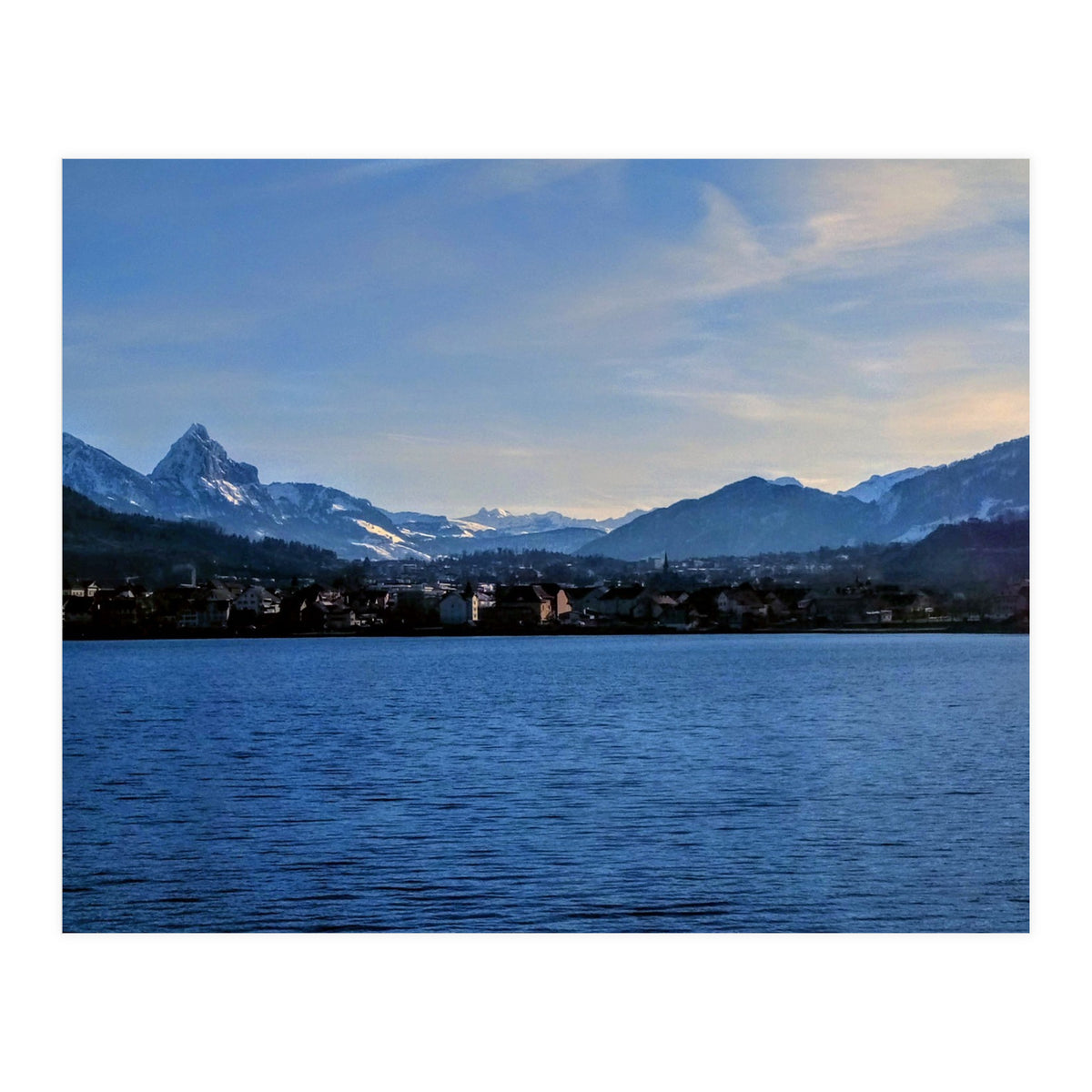 Lake in the Alps (Print Only)