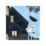 Picket Fence Pelican (Print Only) thumbnail