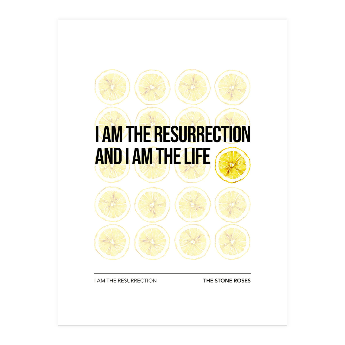 The Stone Roses - I Am The Resurrection (Print Only)
