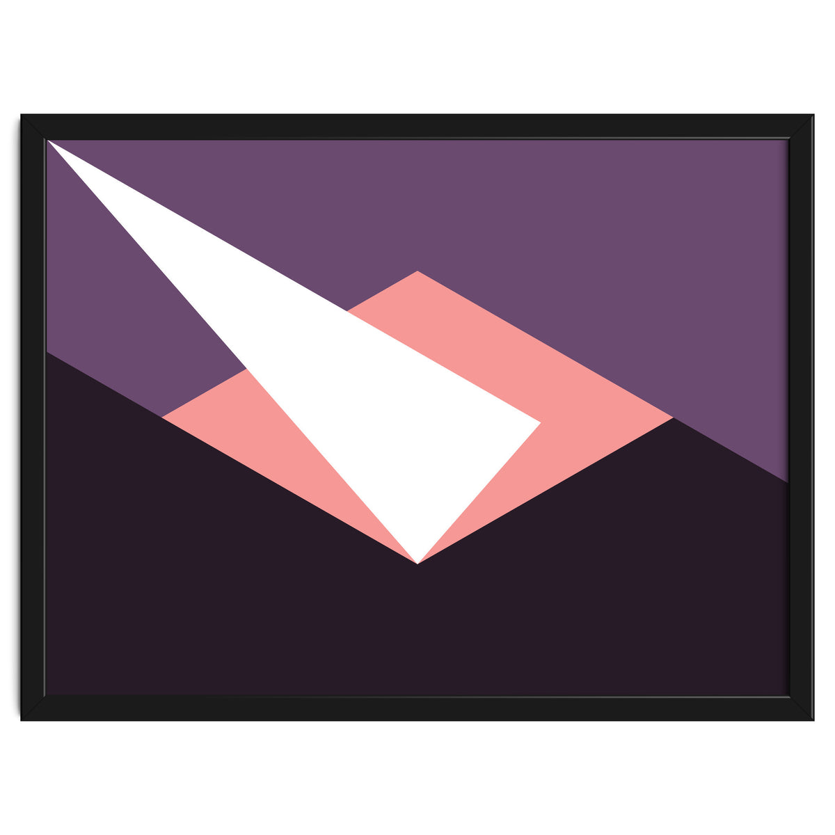 Geometric Shapes No. 59 - pink & purple