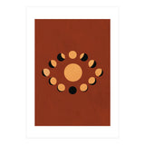 Lunar Eclipse Moon Illustration (Print Only) thumbnail
