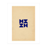 Ultramarine abstract shapes (Print Only) thumbnail