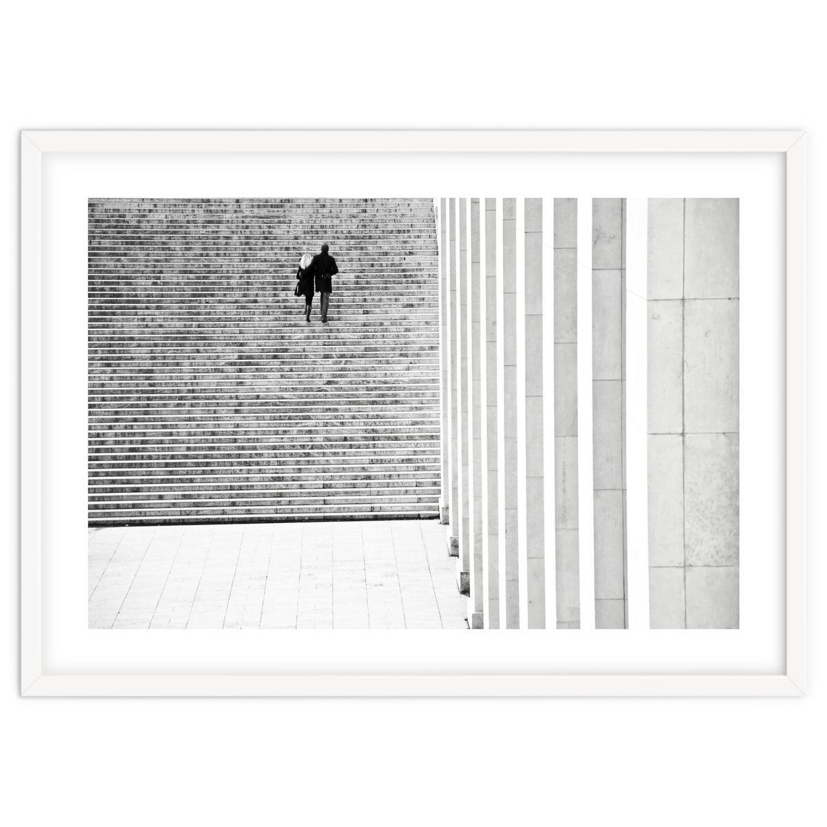 Couple On Stairs, Paris