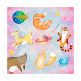 Happy Animals In The Space (Print Only) thumbnail