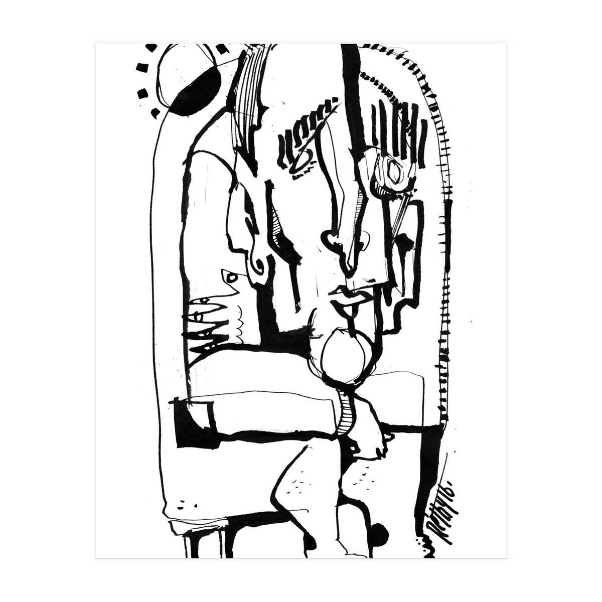 Freezing in Sunlight - b&w (Print Only)