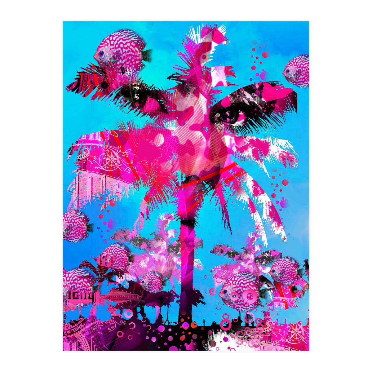 Pink Palm (Print Only)