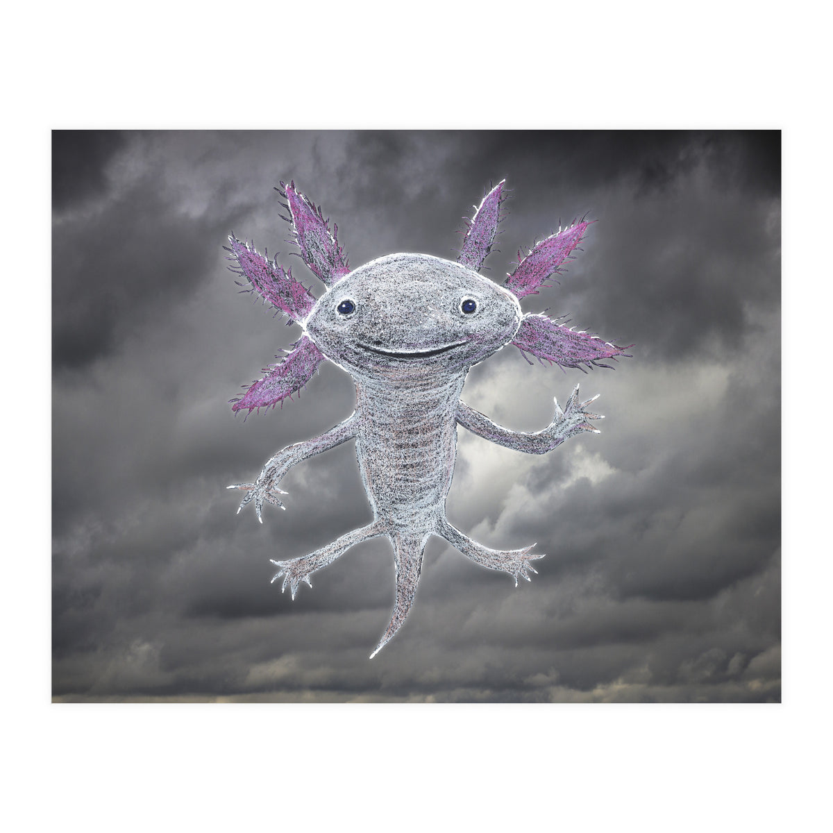 Axolotl god (Print Only)
