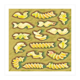 Pasta shapes fusilli and rotini (Print Only) thumbnail