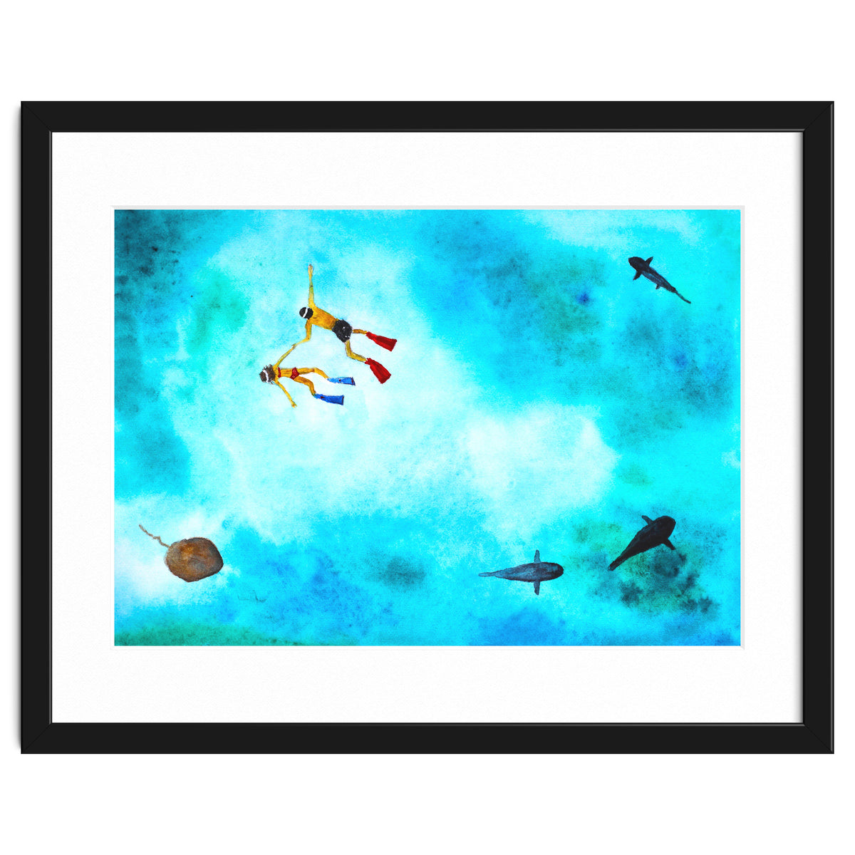 One summer day || watercolor