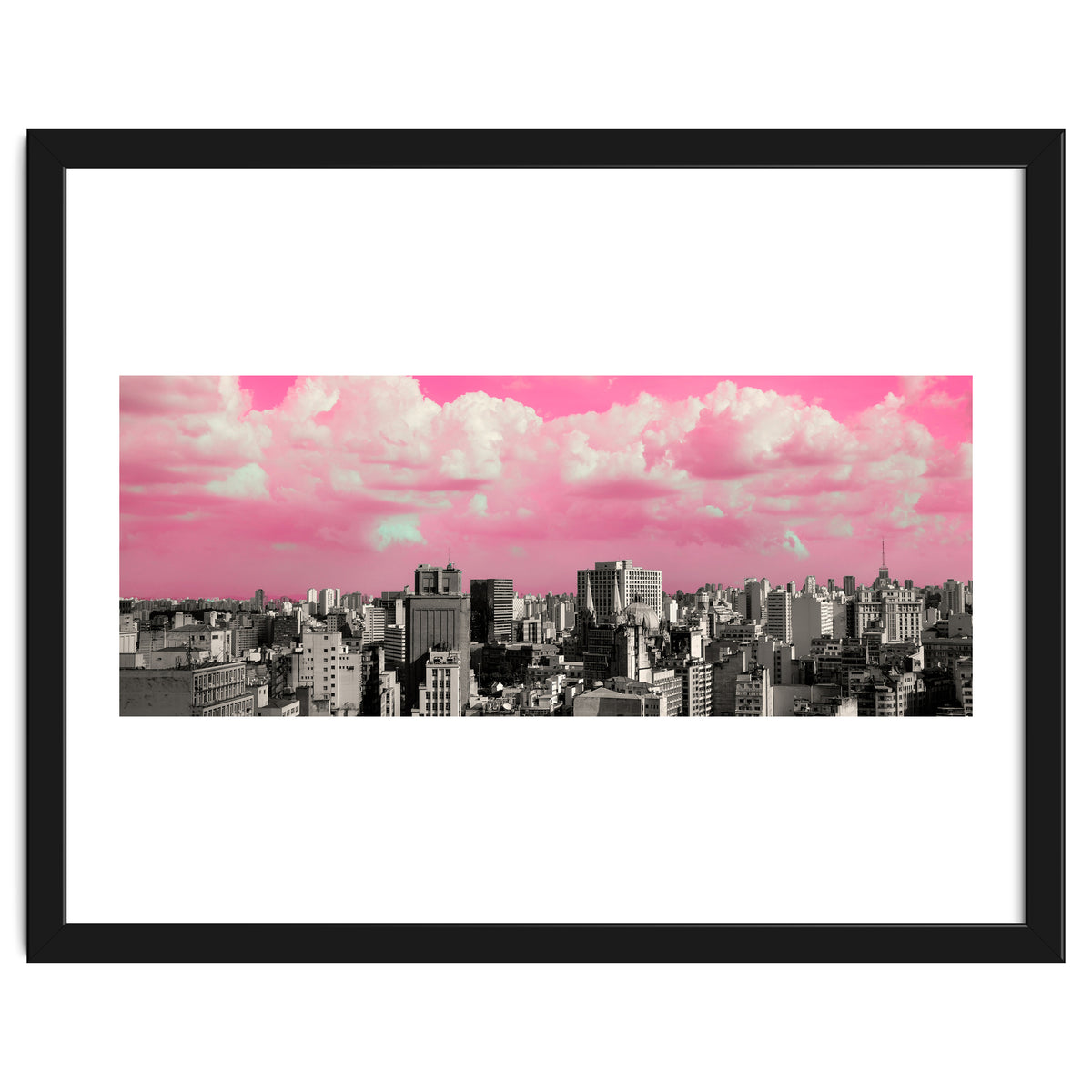 Pink Sky in São Paulo - Skyline