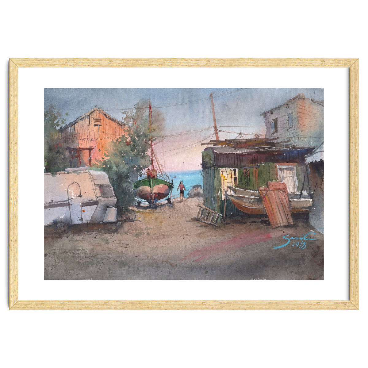 Sunrise on the beach