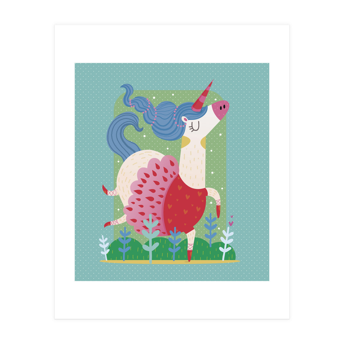 Unicorn Ballerina (Print Only)