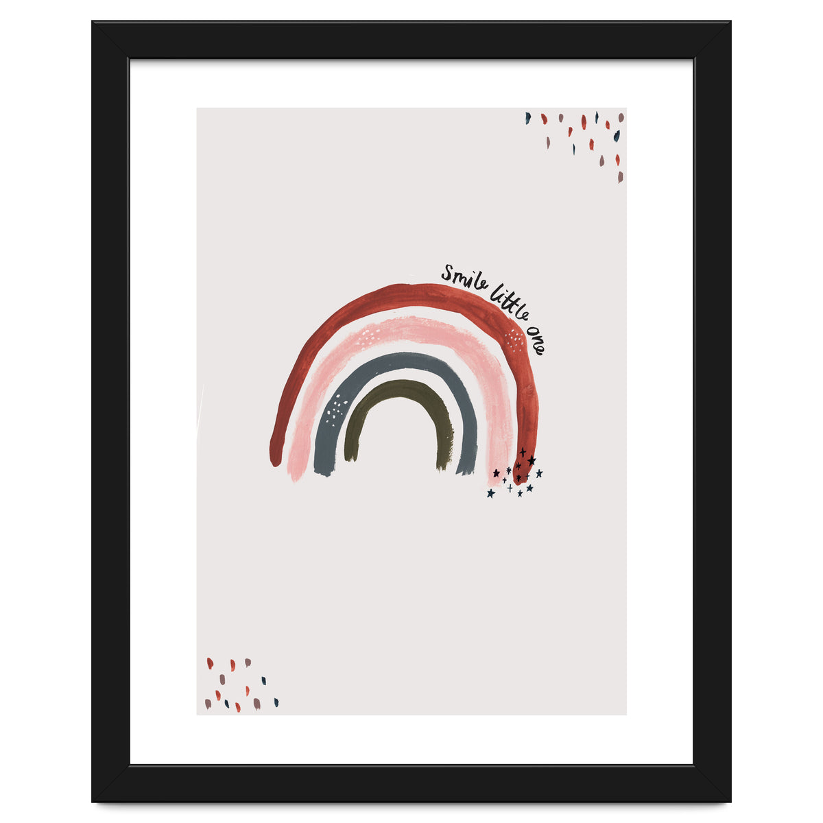 Smile Little One Rainbow Portrait