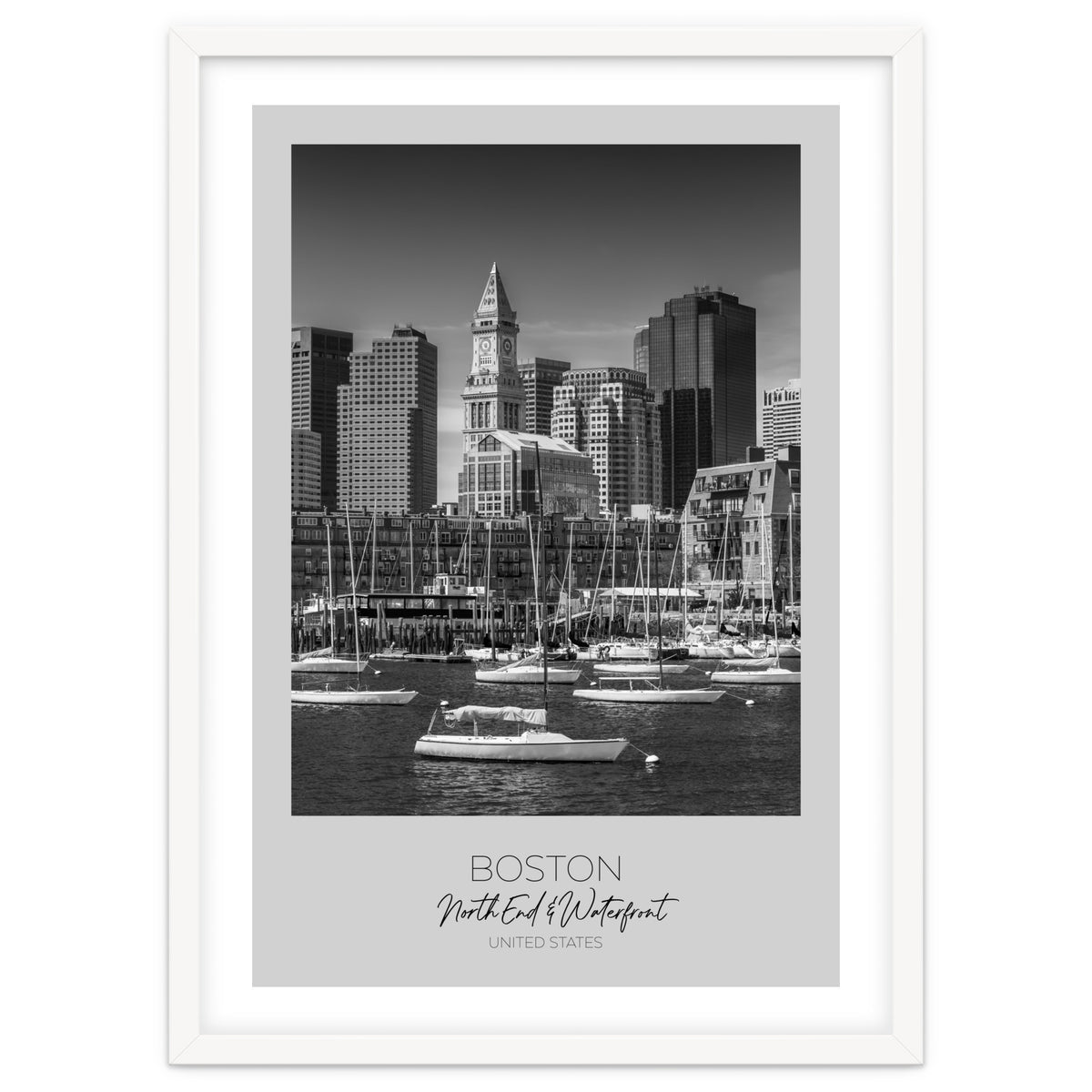 In focus: BOSTON Skyline North End & Waterfront