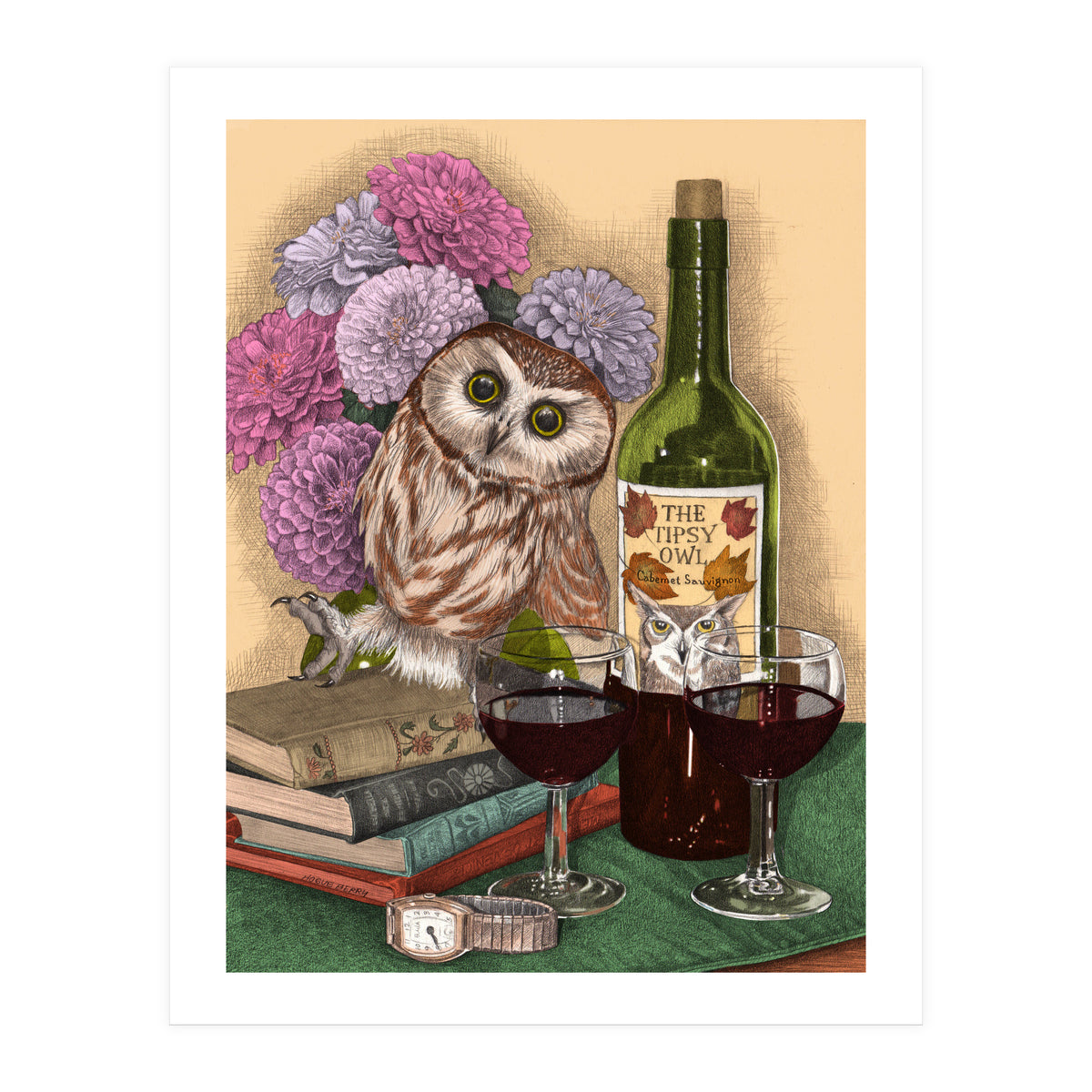 Tipsey Owl (Print Only)