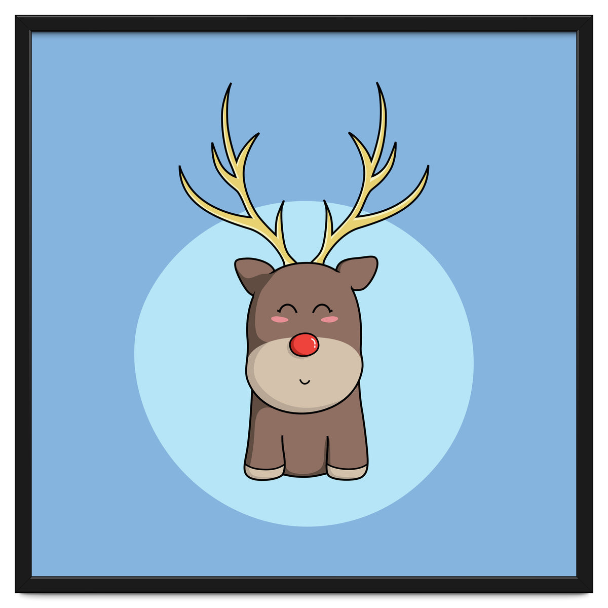 Kawaii Cute Christmas Reindeer