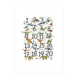 Dinosaur Numbers  (Print Only) thumbnail