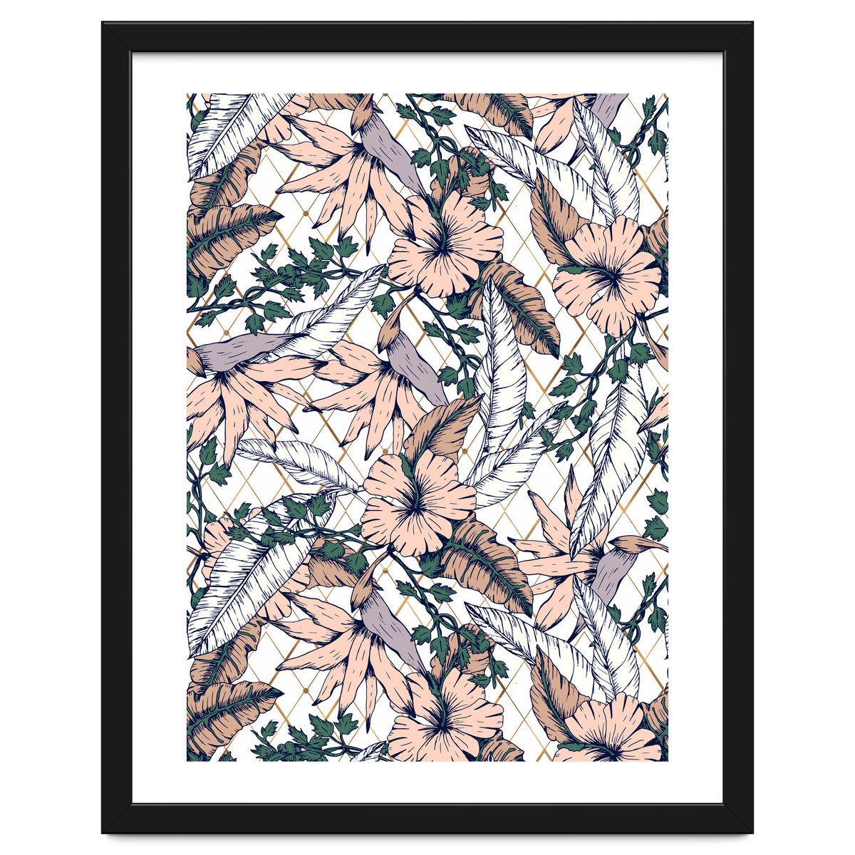 Exotic flowering and pattern geometric