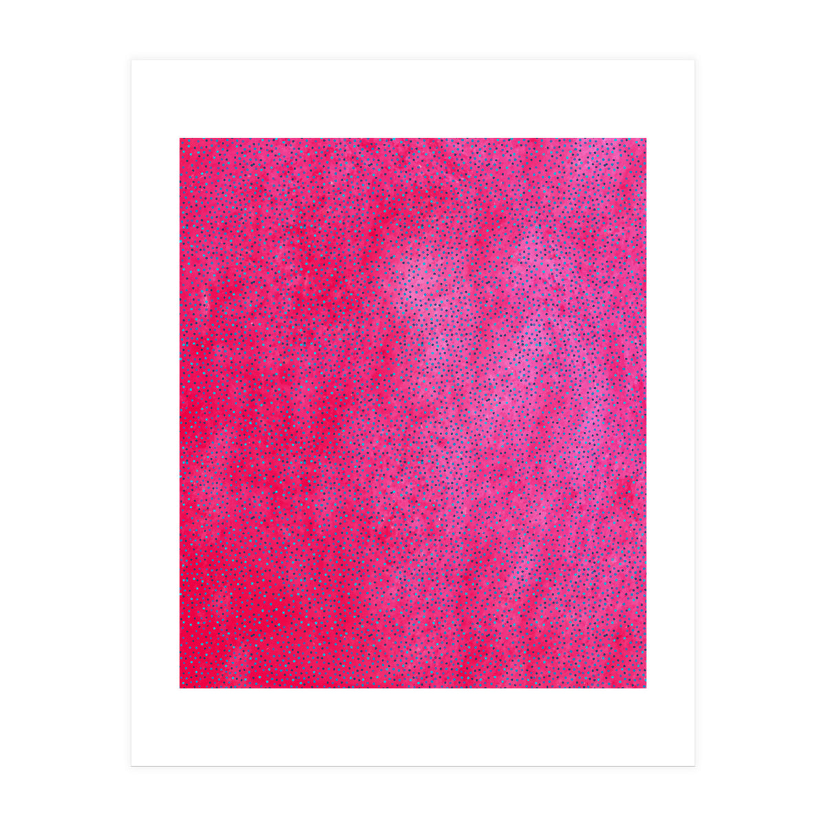 Pink & Blue Polka Dots (Print Only)