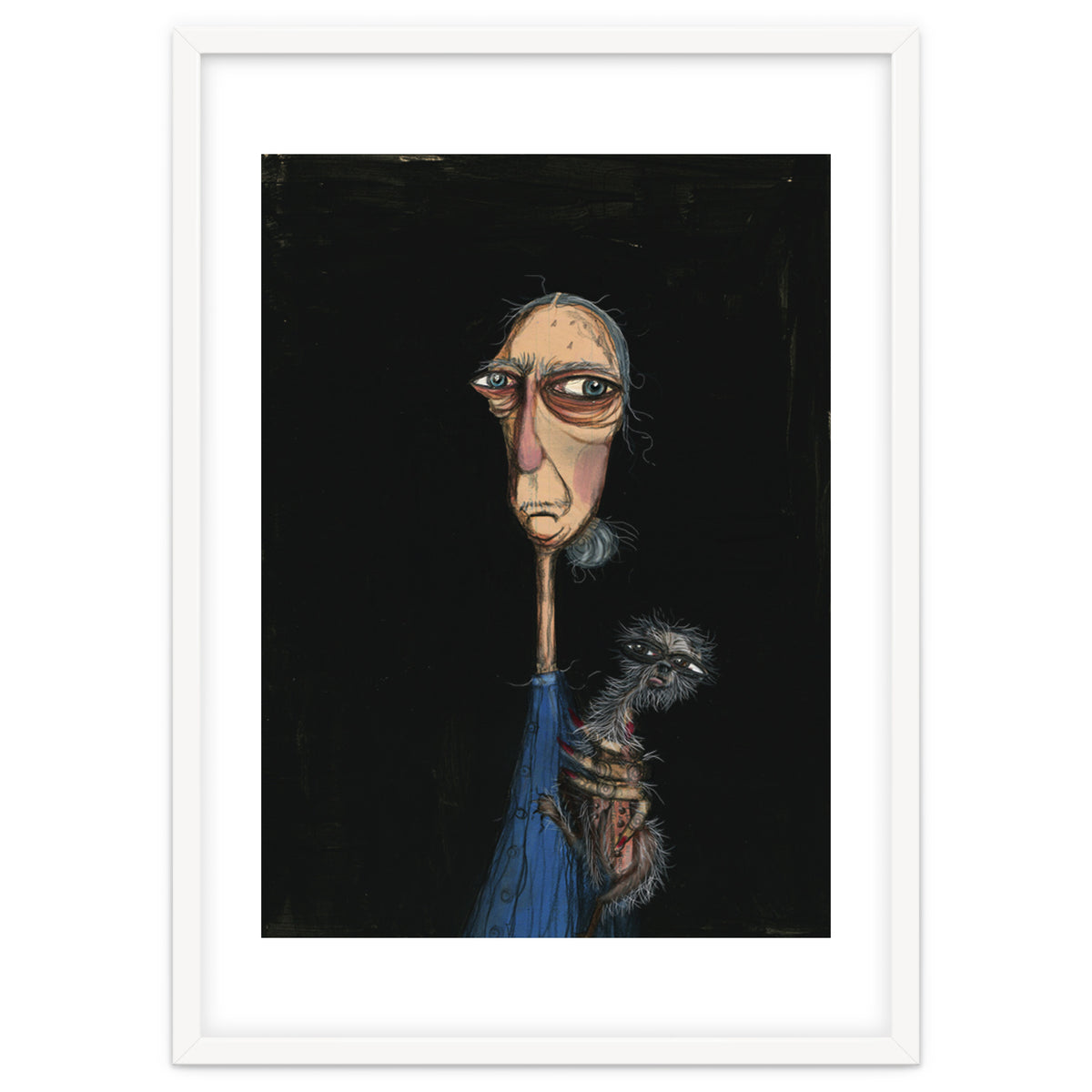 Woman Holding A Chihuahua