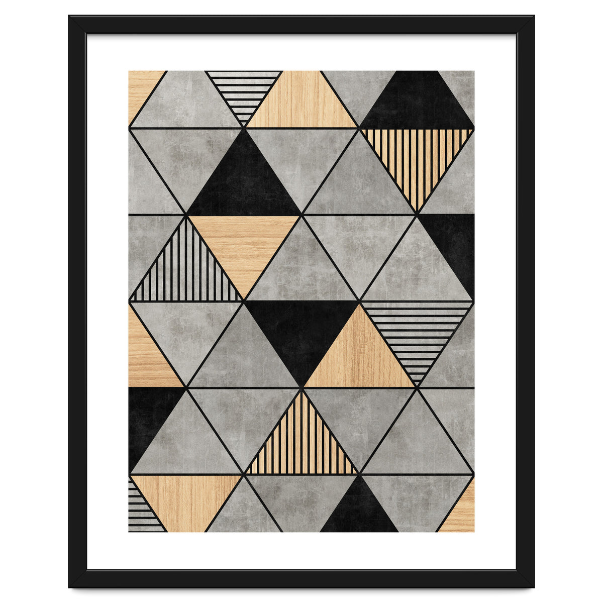 Concrete and Wood Triangles 2