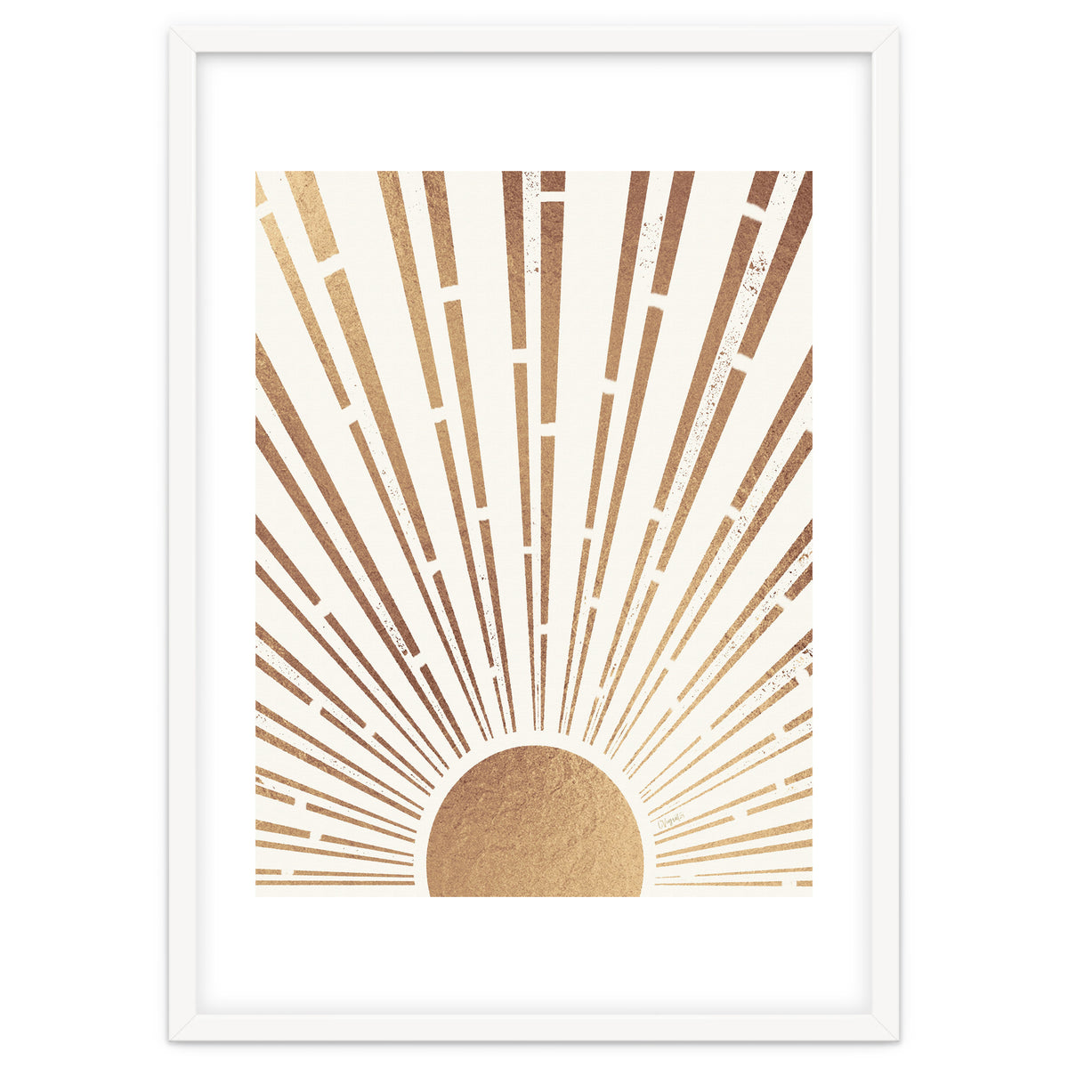 Sun Shines Inside You Gold