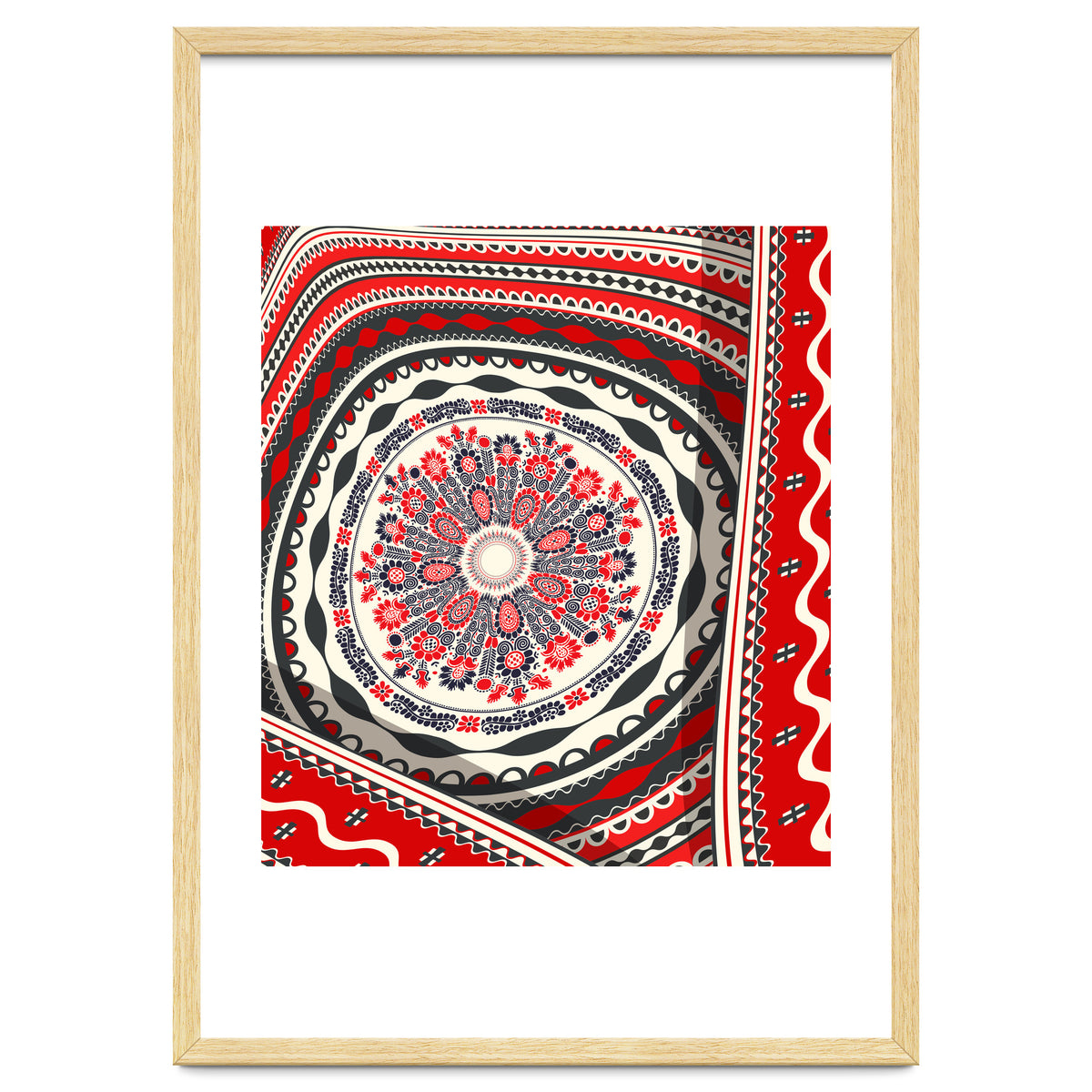 Romanian embroidery background 20