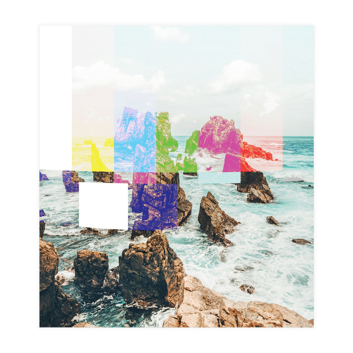 Virtual Sky Glitch (Print Only)