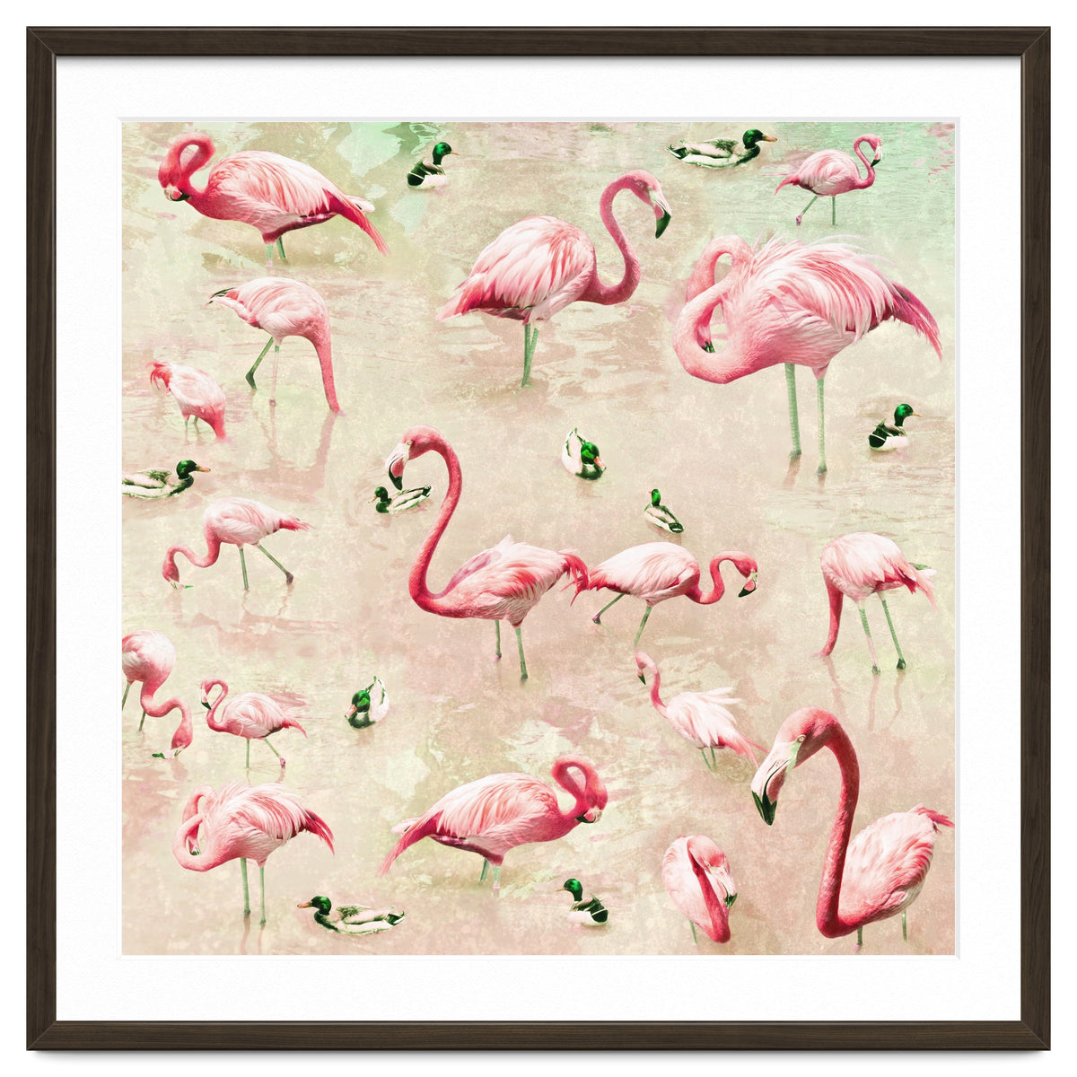 Flamingos Vintage Pink