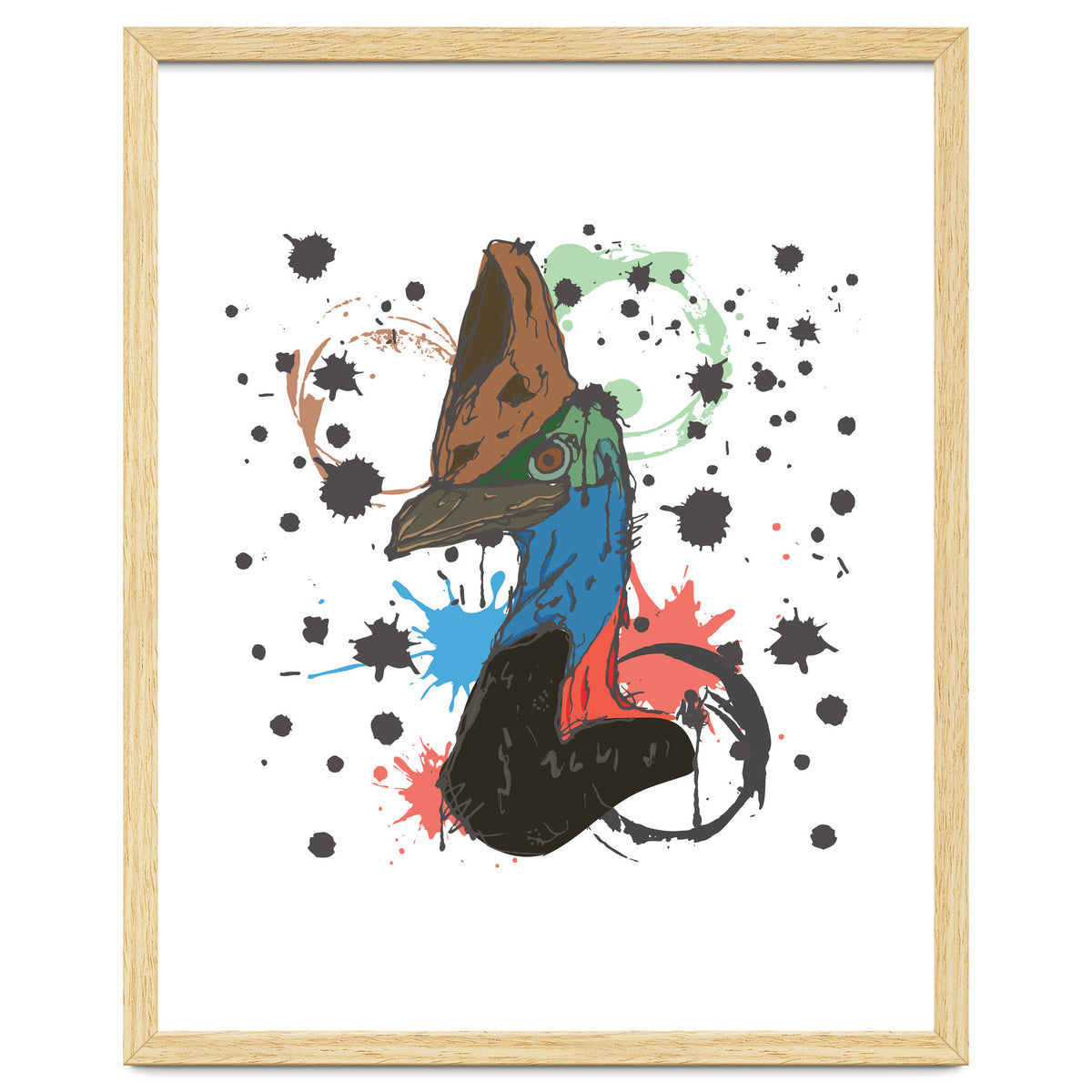 Cassowary Bird Sketch