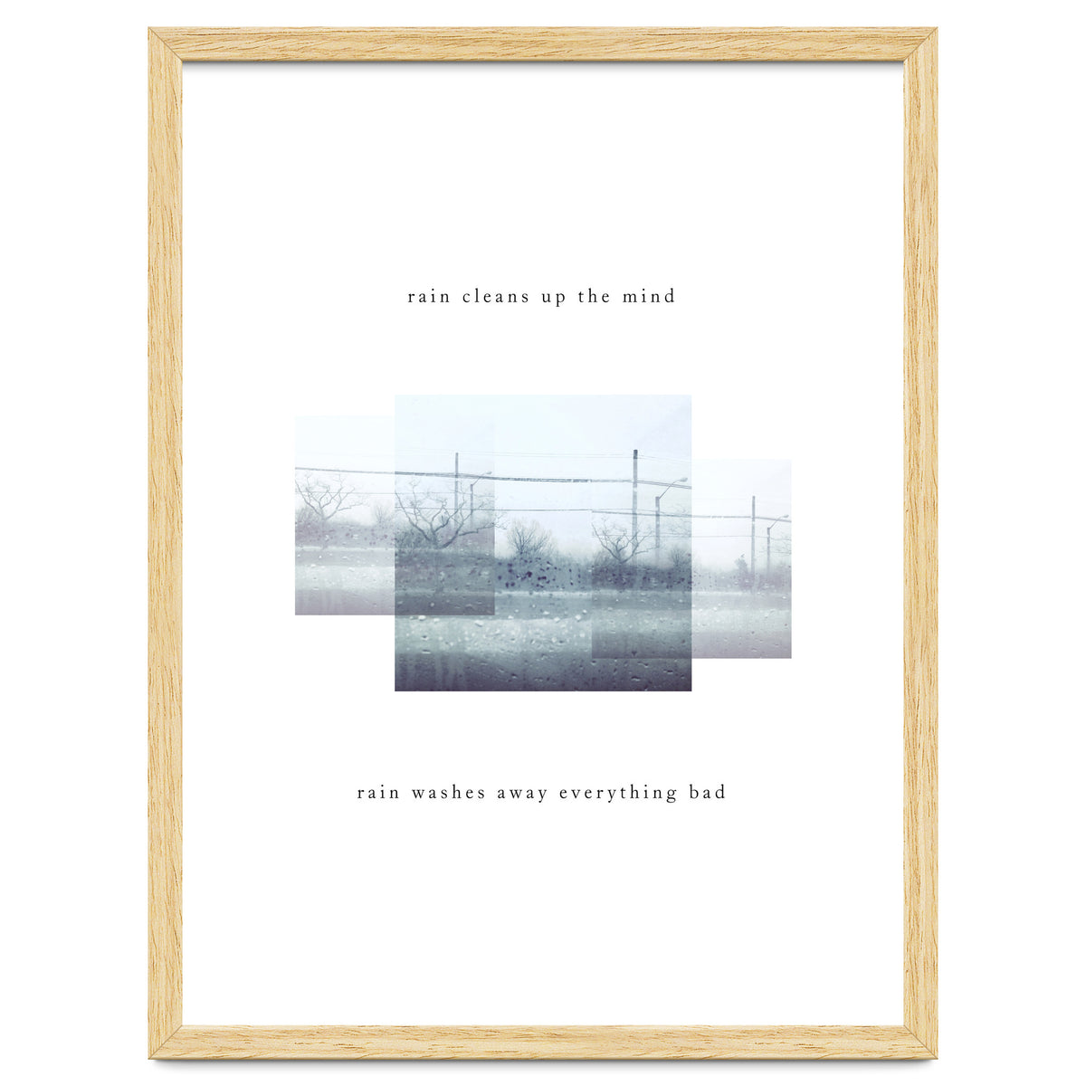 Rain washes away everything bad