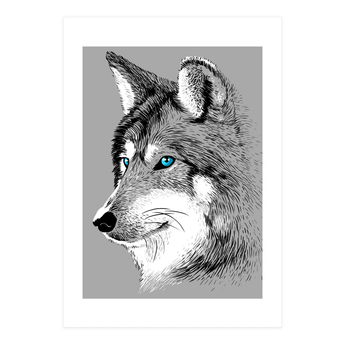 Sketch Wolf (Print Only)