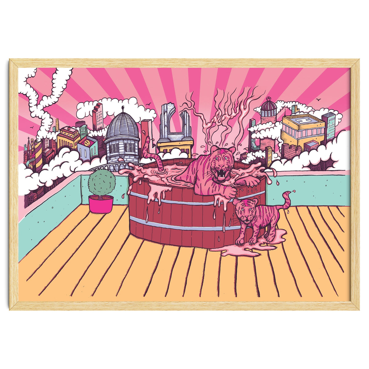 Strawberry Tigers Rooftop Jacuzzis Abbeydale Brewery x Lewy  12.4% ABV Strawberry, Chocolate, Smoked, Cherry Wood-chipped, Imperial Dessert Stout.