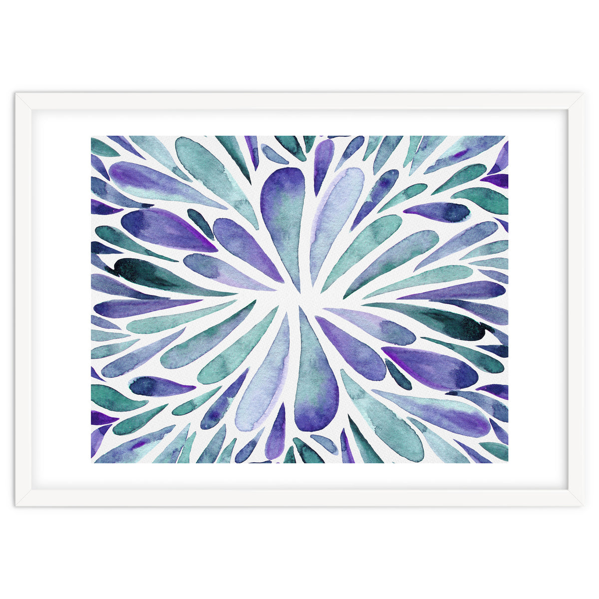 Retro abstract floral