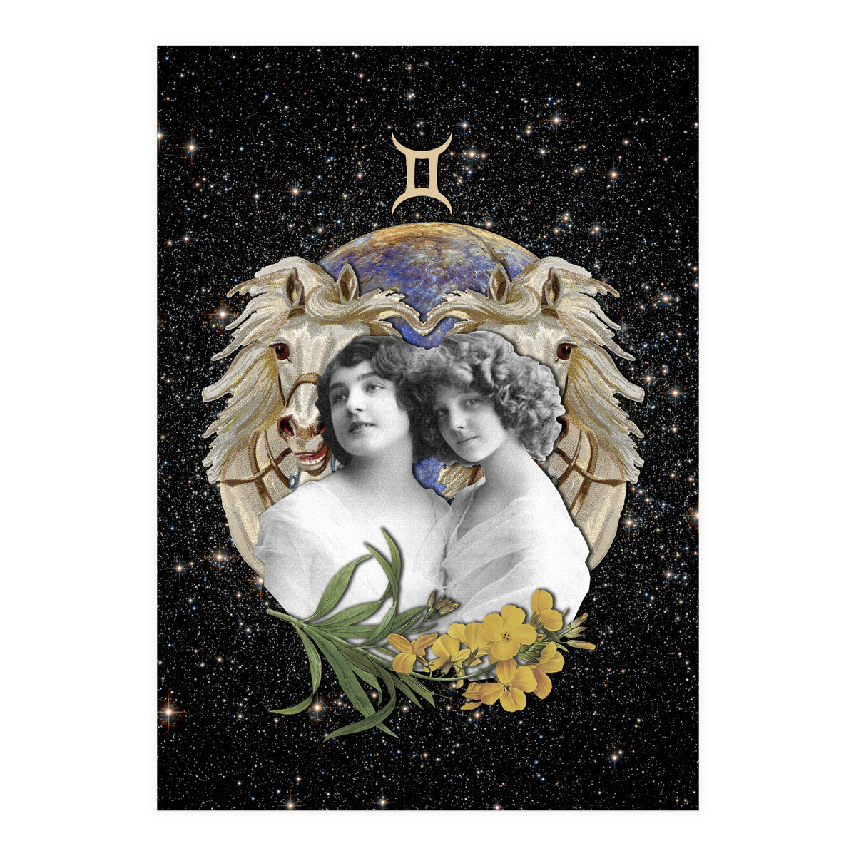 Gemini Zodiac Sign (Print Only)