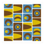 70s Cube Geo Blue  (Print Only) thumbnail