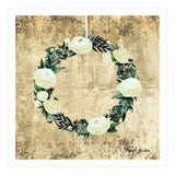 Wreath #White Flowers #Royal collection (Print Only) thumbnail