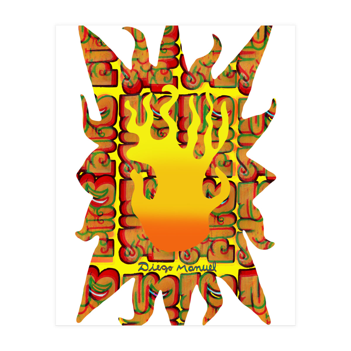 Fuego 3 Copia (Print Only)