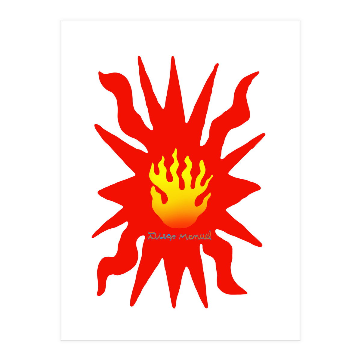 Fuego 37 Copia (Print Only)