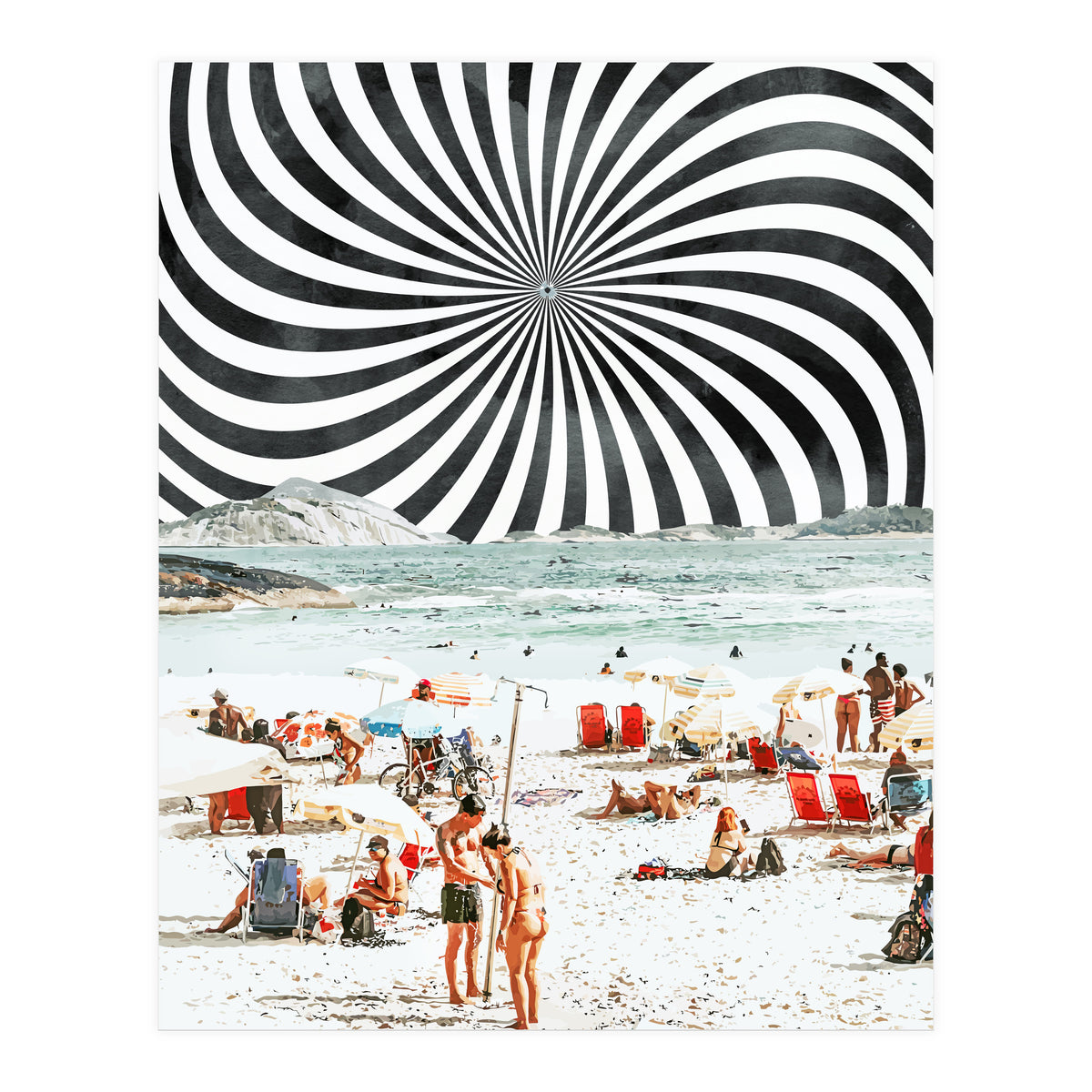 Summer On The Beach (Print Only)