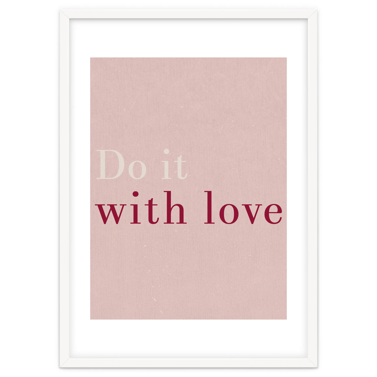Do It With Love, Pink