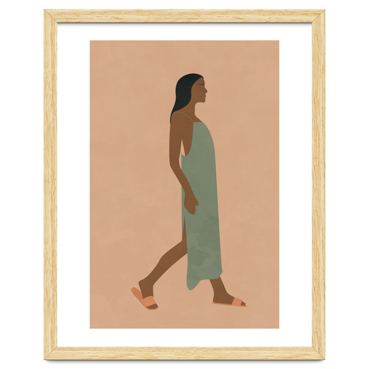 Minimalist Boho Woman